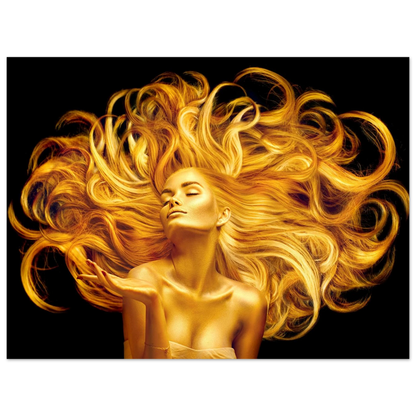 Golden Flow - Poster - Arthena