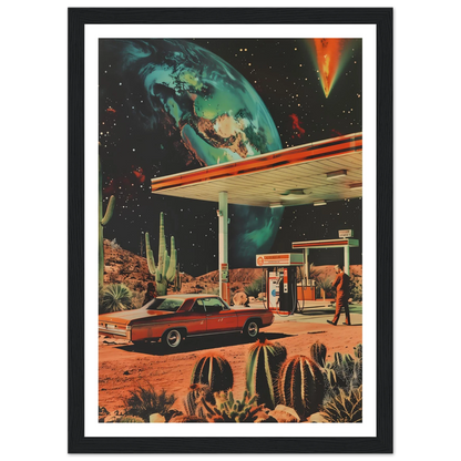 Interstellar Pit Stop - Poster - Arthena