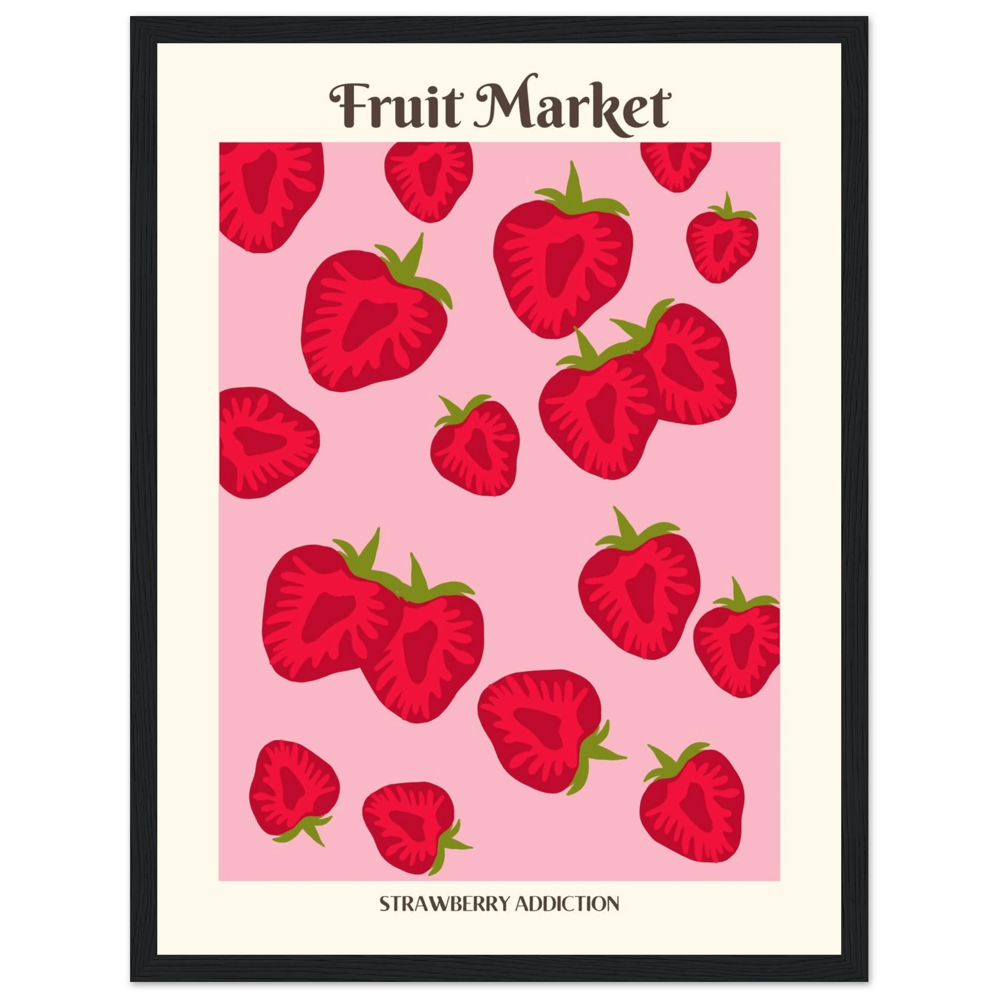 Fruit Market Strawberry - Poster - Arthena
