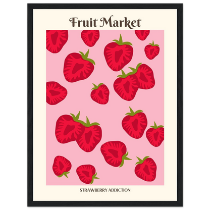Fruit Market Strawberry - Poster - Arthena