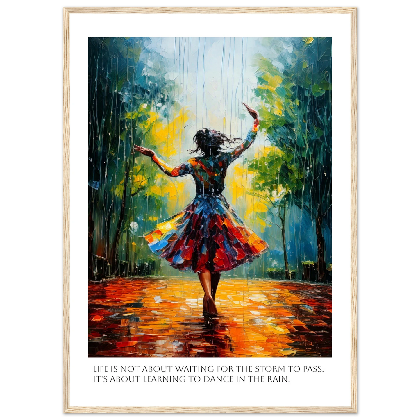 Dance in the color storm - Poster - Arthena