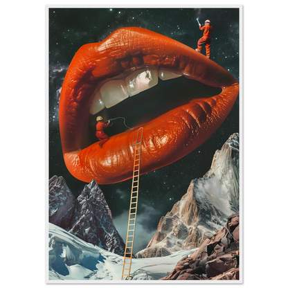 Lip Construction - Poster - Arthena