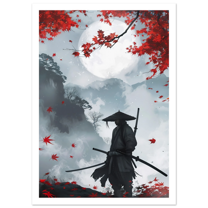 Crimson Leaves - Poster - Arthena
