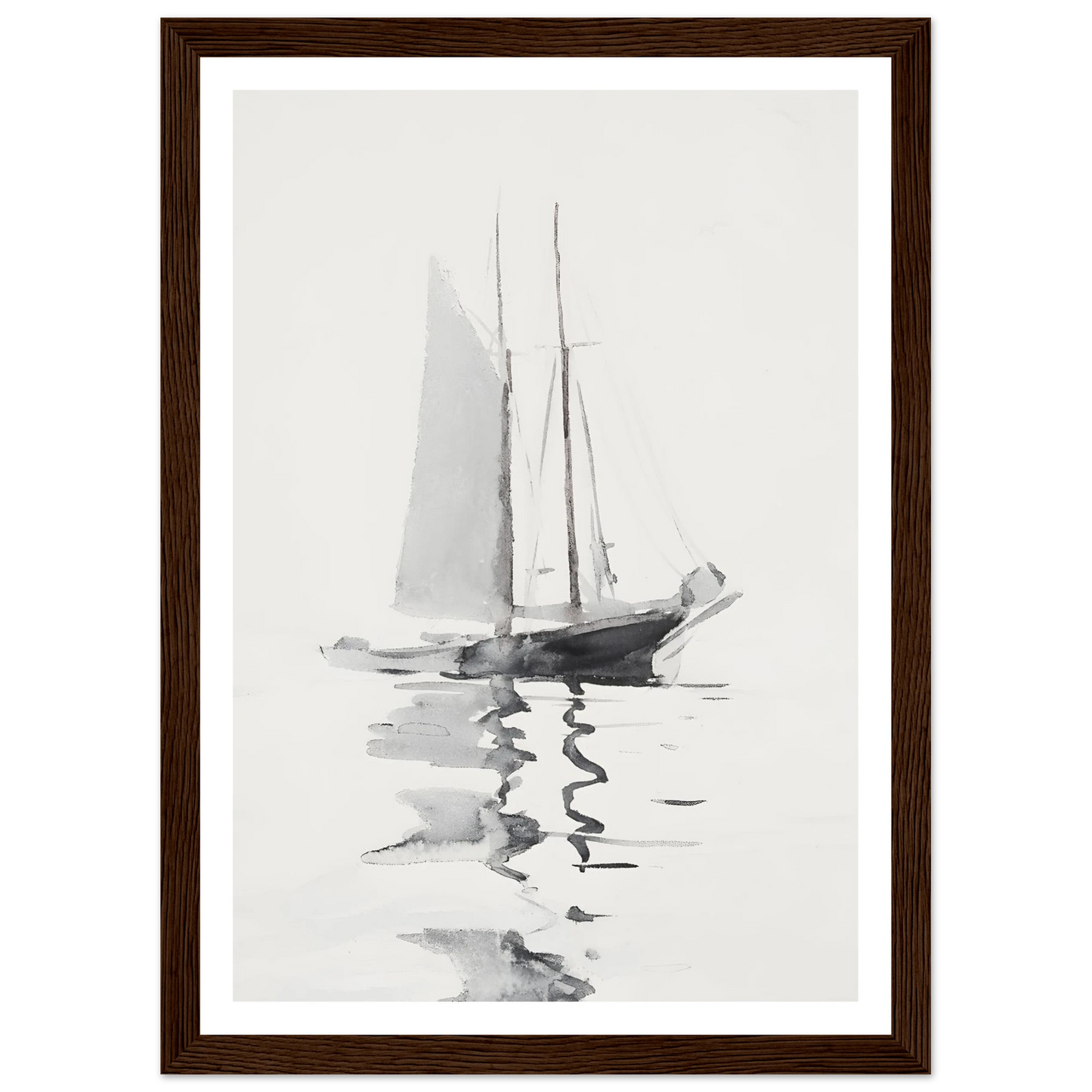 Abstract boat - Poster - Arthena