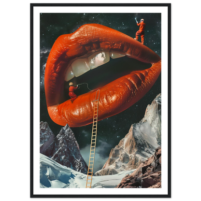 Lip Construction - Poster - Arthena