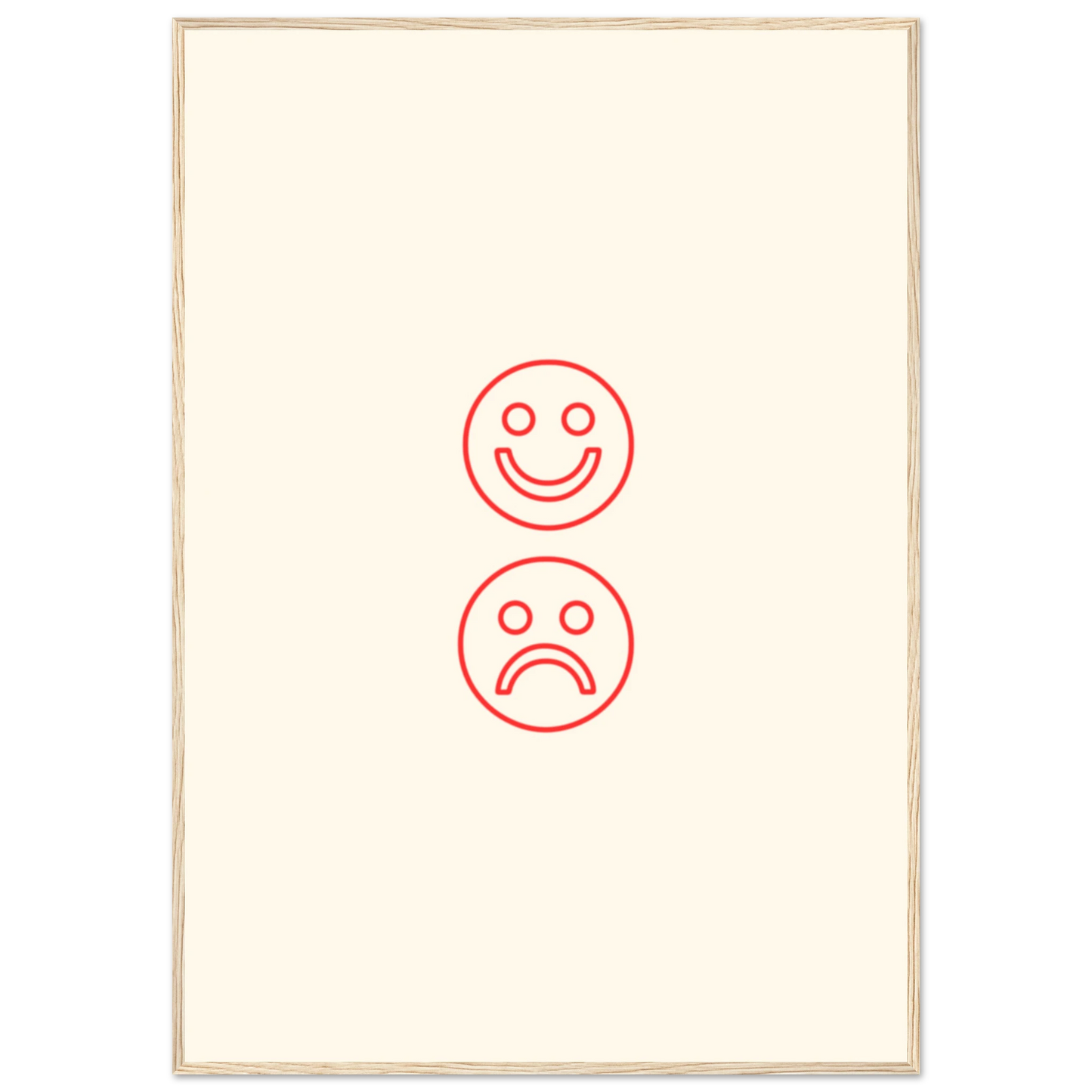 Happy face, sad face - Poster - Arthena
