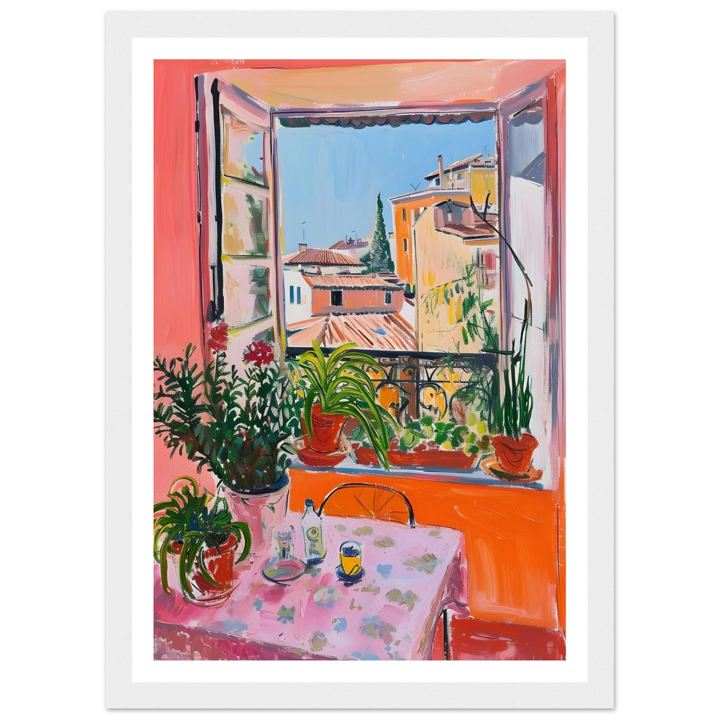 Sunny Window View - Poster - Arthena