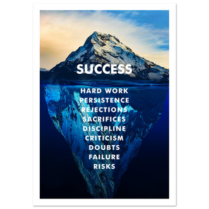 The Iceberg of Success - Poster - Arthena