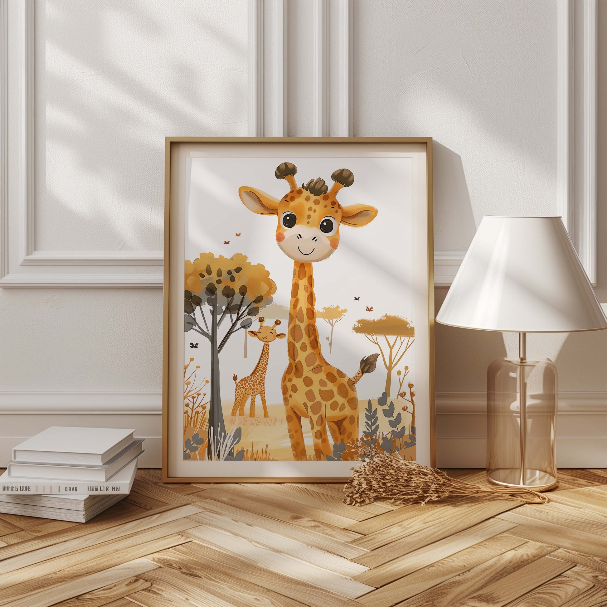 Friendly Giraffe - Poster - Arthena