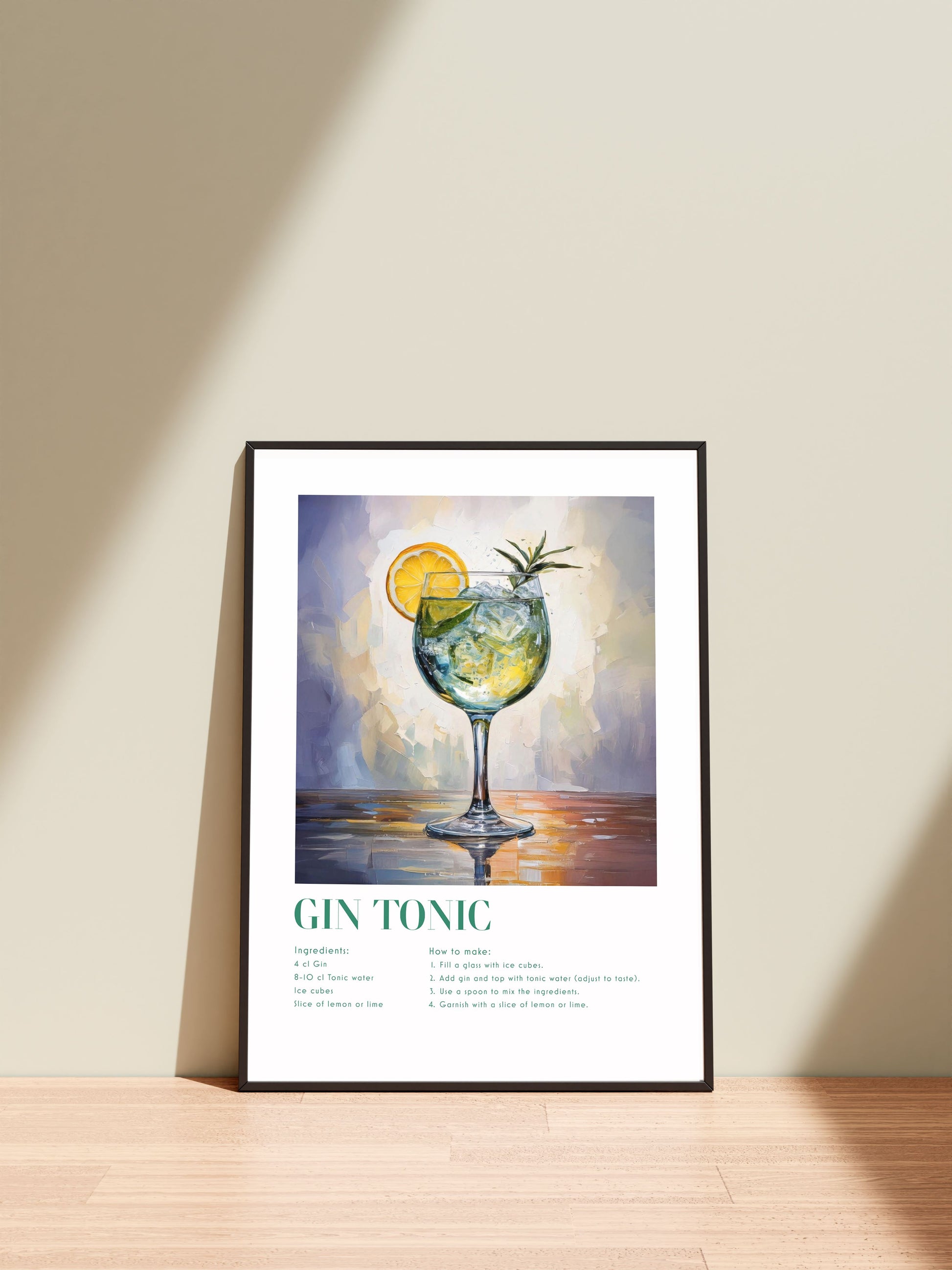 Gin Tonic - Poster - Arthena