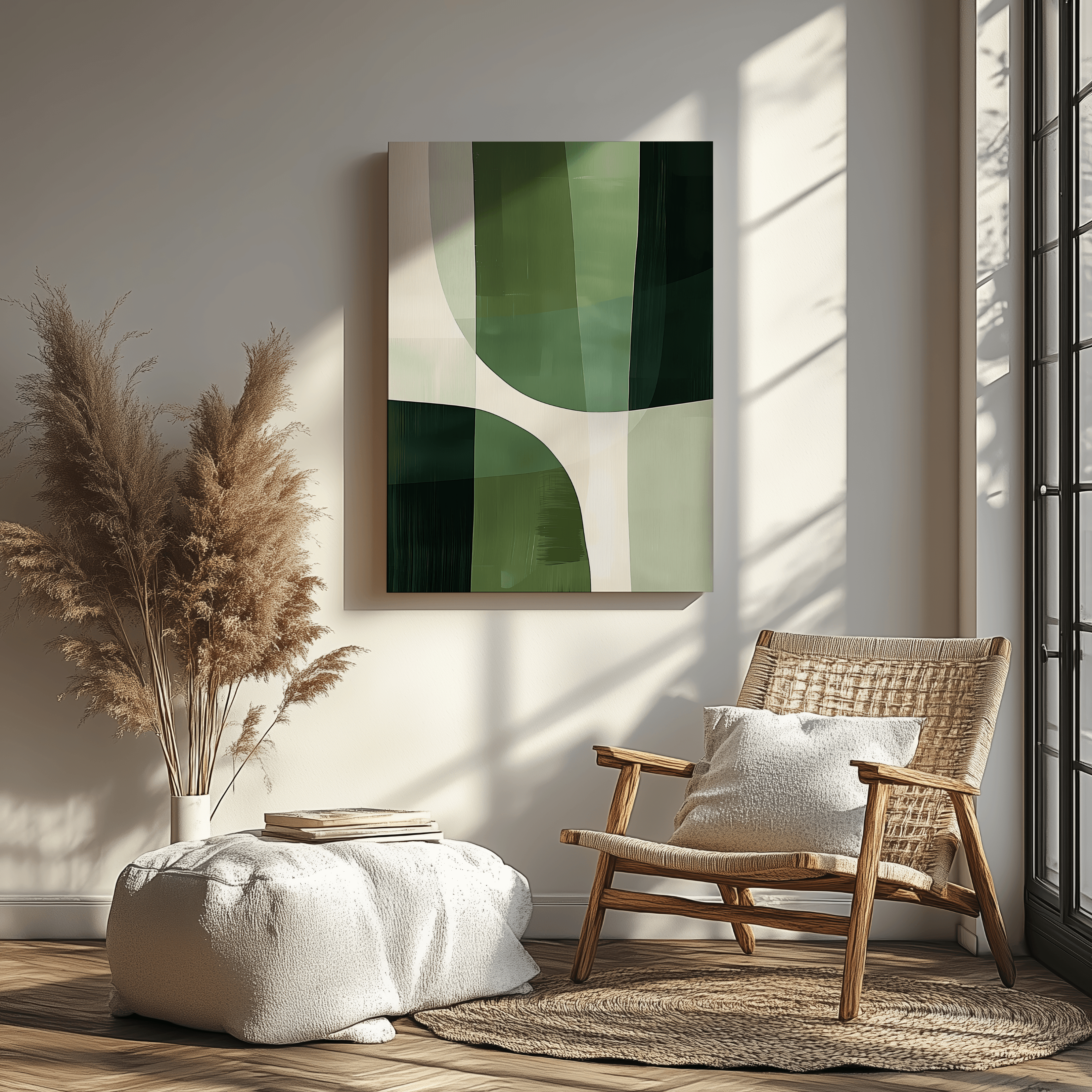 Harmony in green - Canvas - Arthena