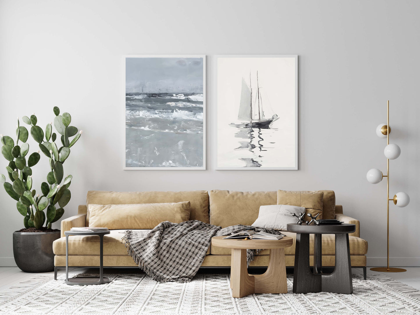 Abstract boat - Poster - Arthena
