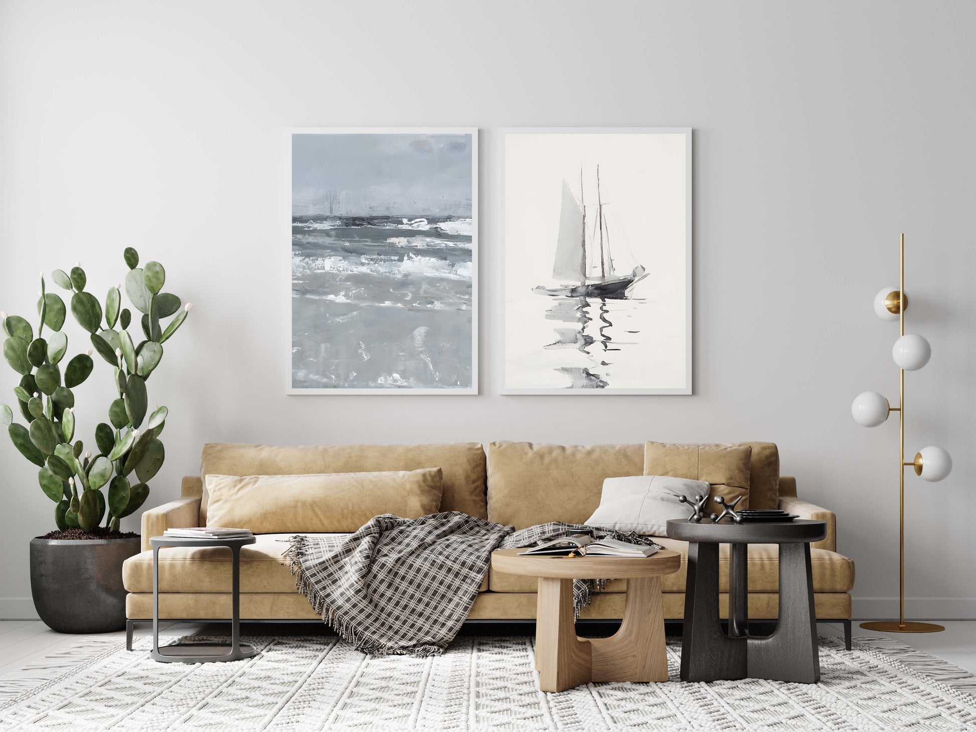 Abstract boat - Poster - Arthena