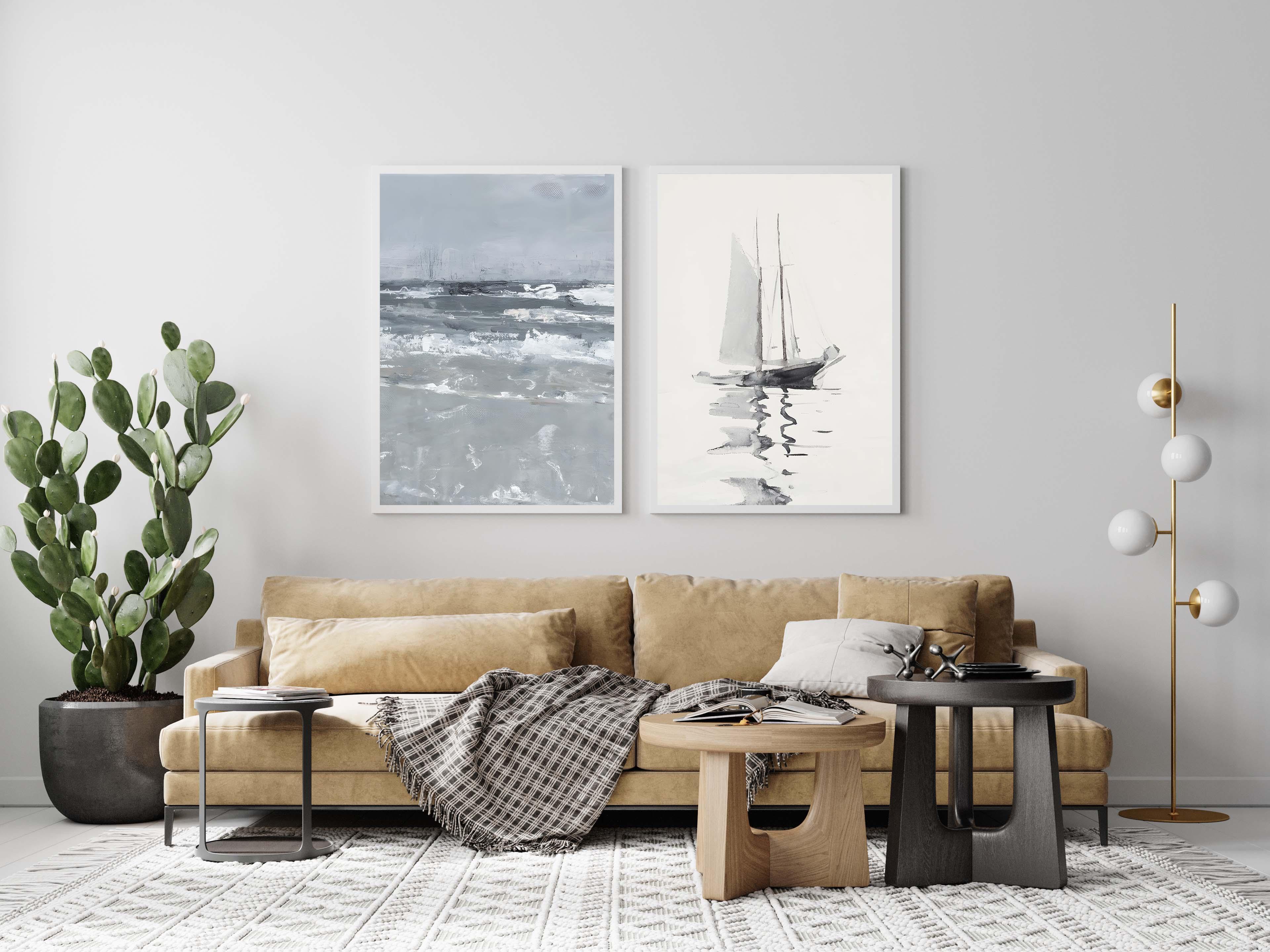 Abstract boat - Poster - Arthena