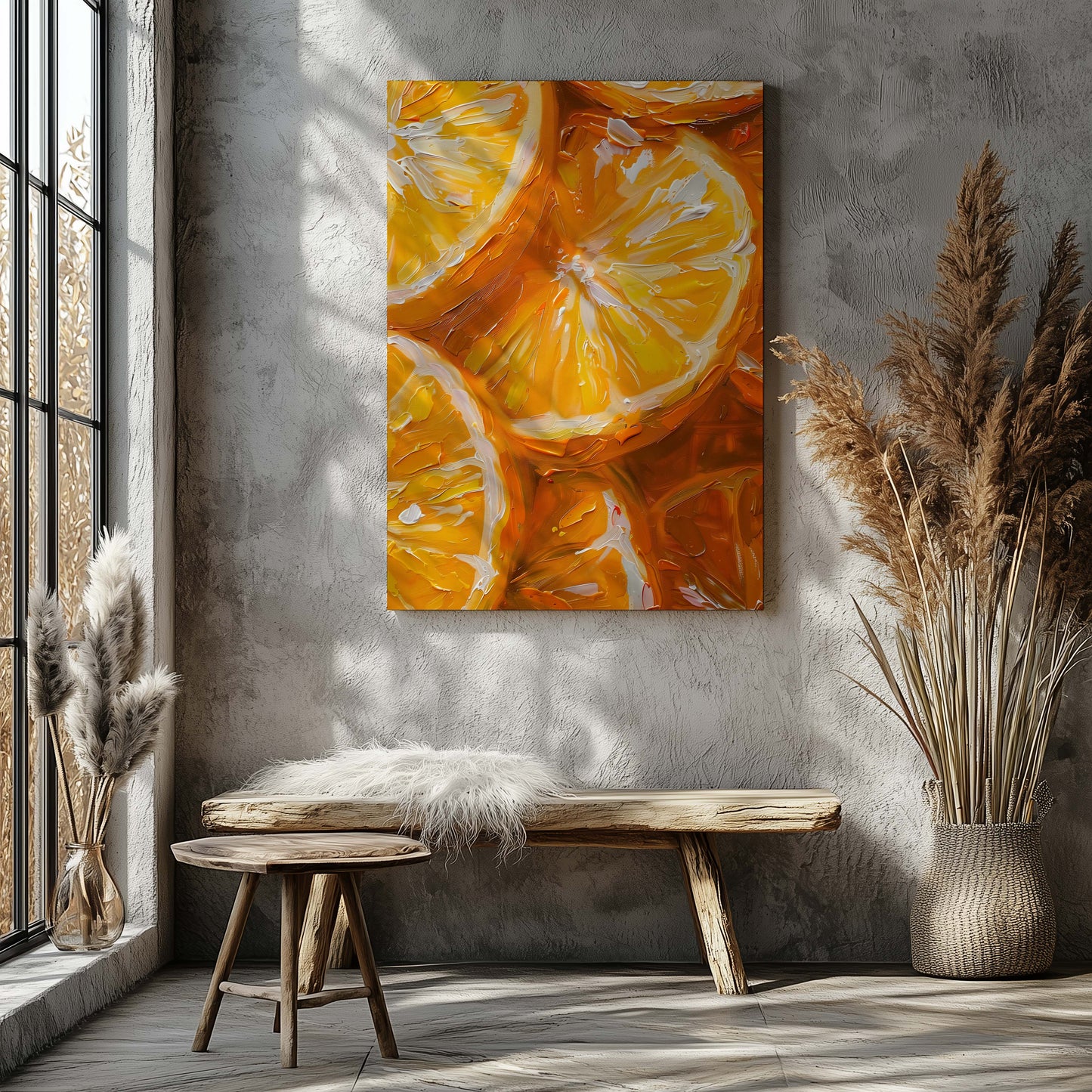 Slices of Orange - Canvas