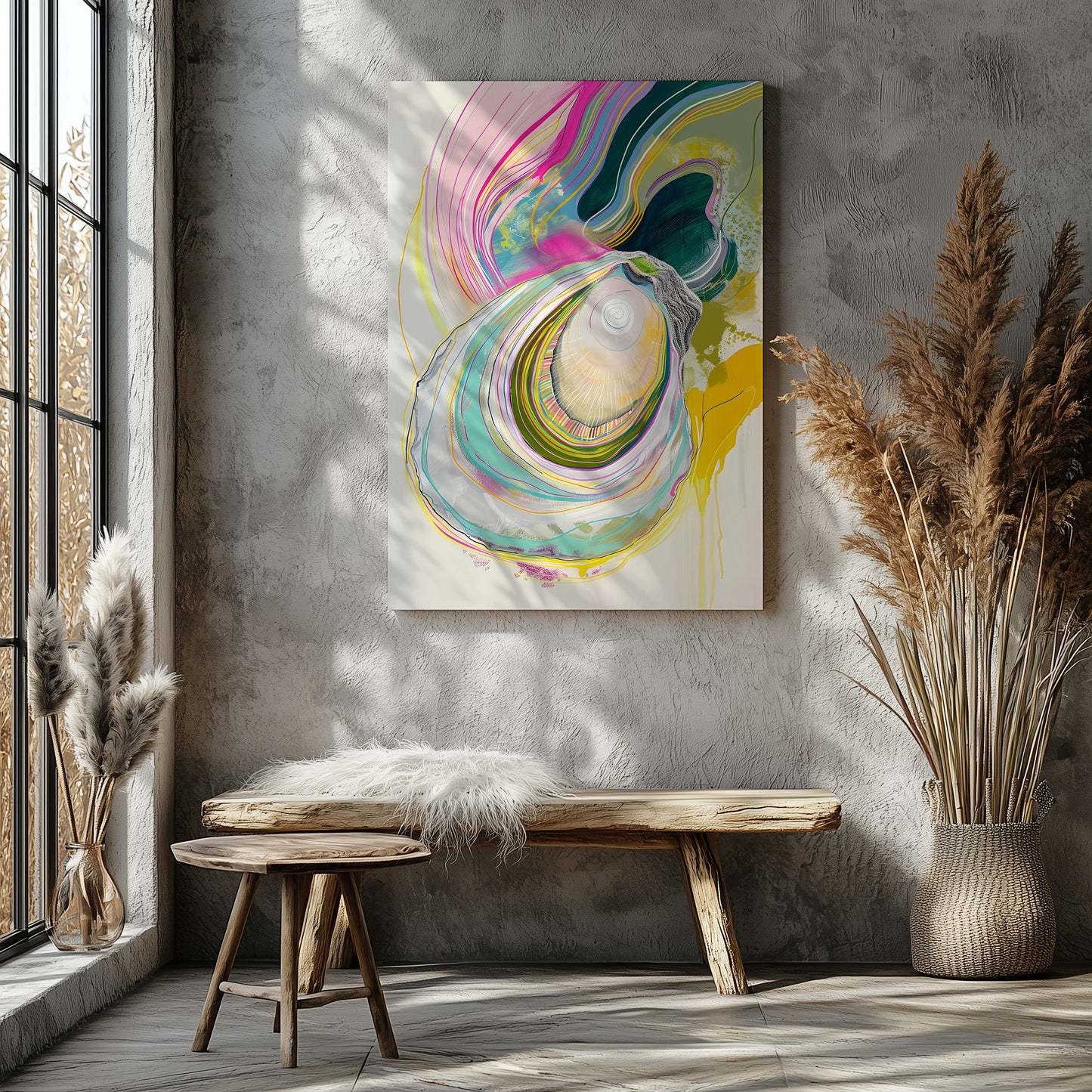 Colorful Oyster - Canvas