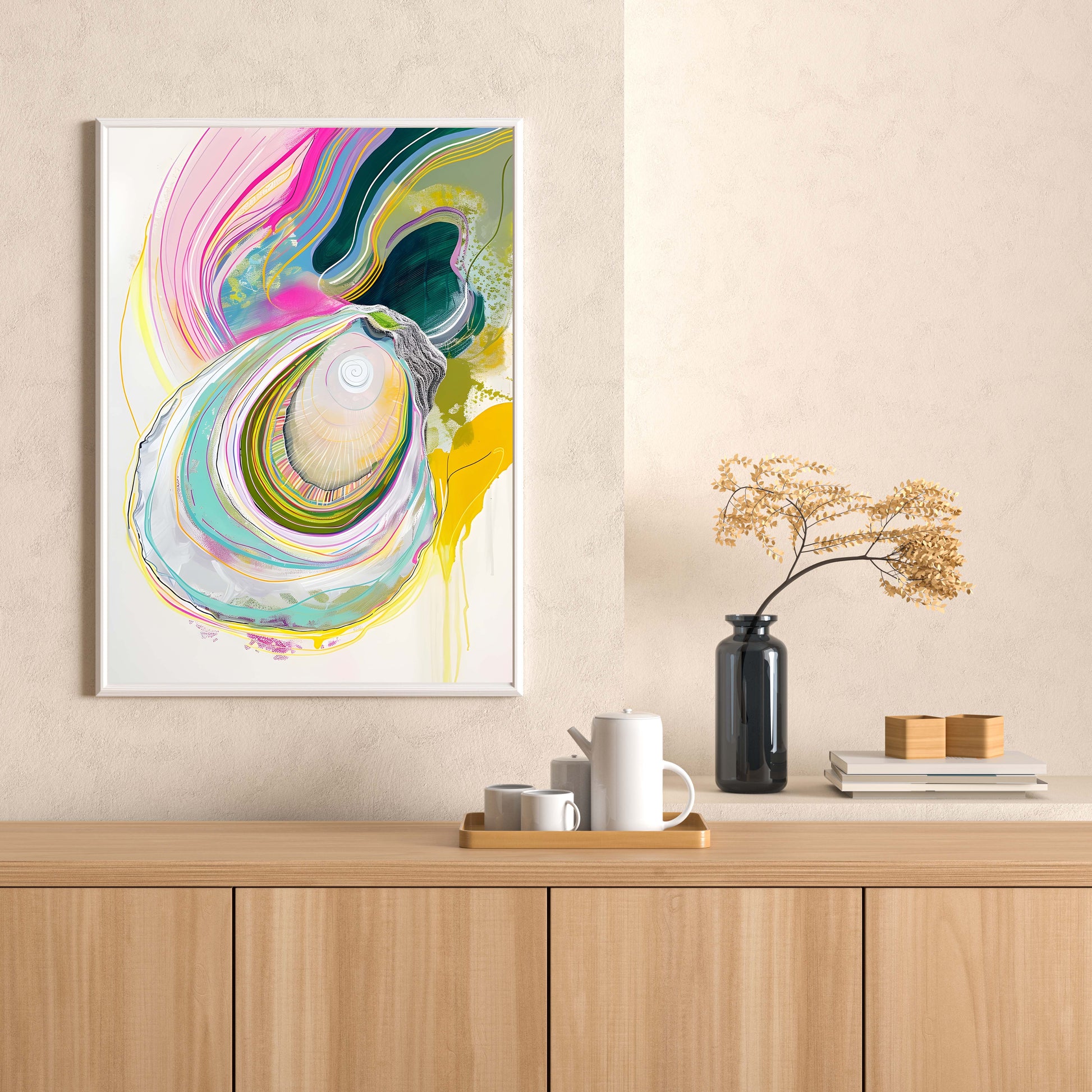 Colorful Oyster - Poster - Arthena