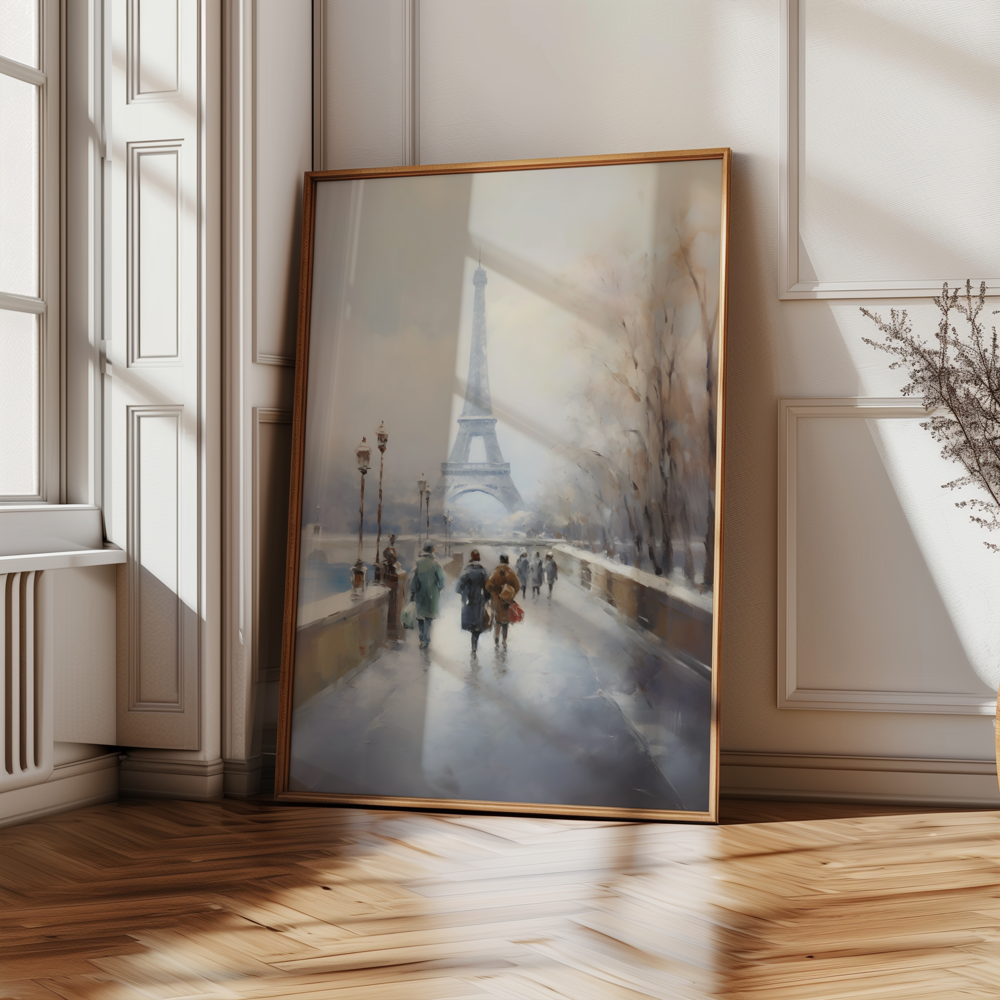 Vinterdag i Paris - Poster