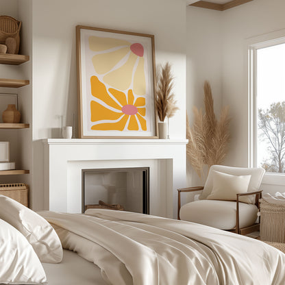 Sunlit Petals - Poster