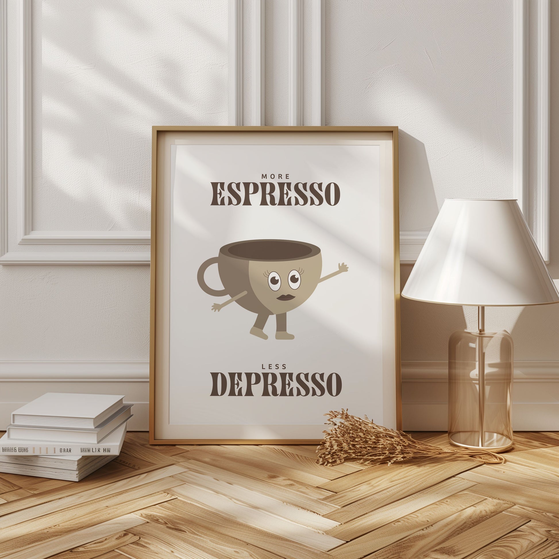 More Espresso Less Depresso - Poster - Arthena