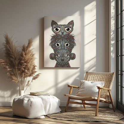 Prickiga Vänner - Canvas