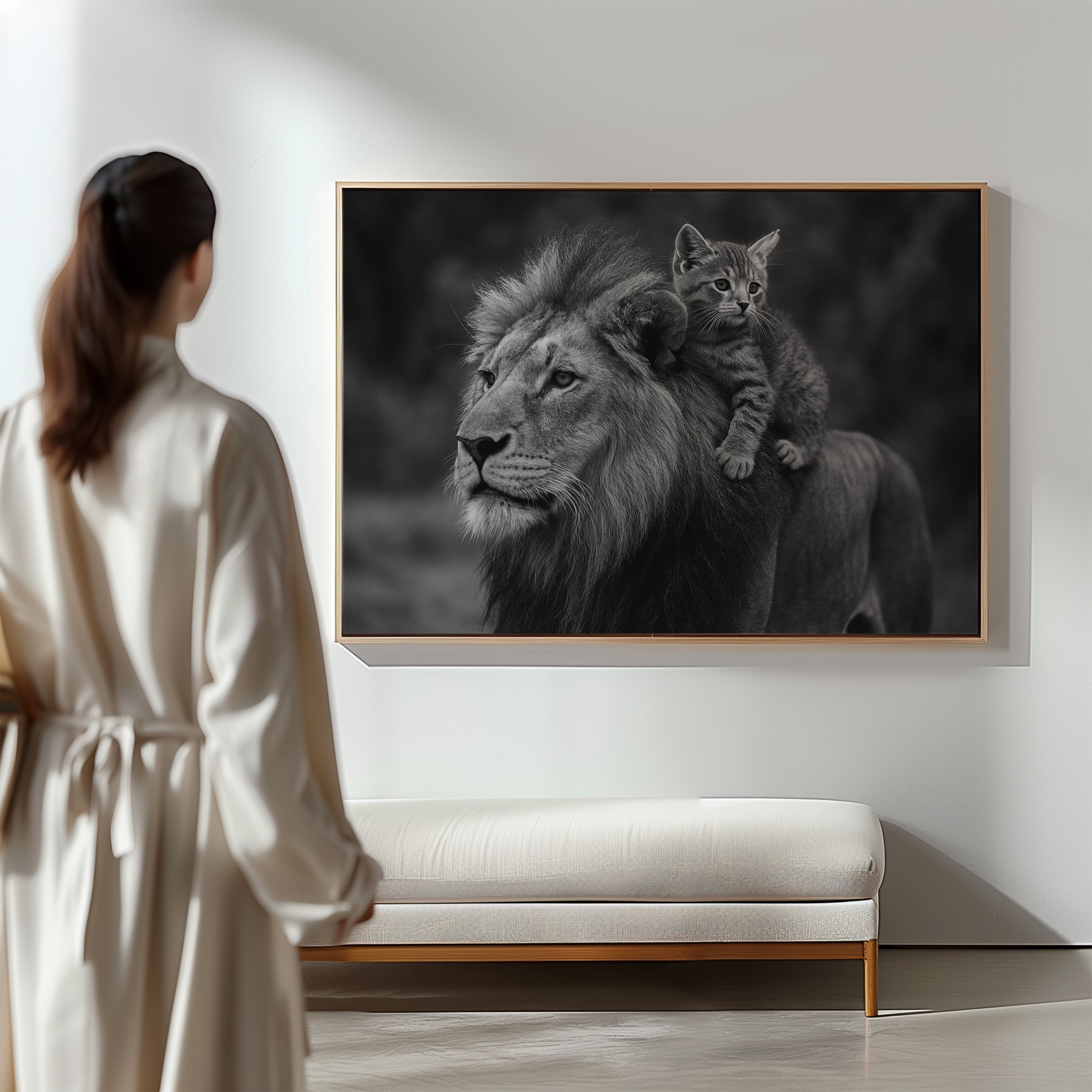 Royal Bond – Lion and Kitten - Poster