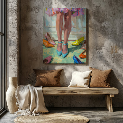 In Her Shoes - Canvas