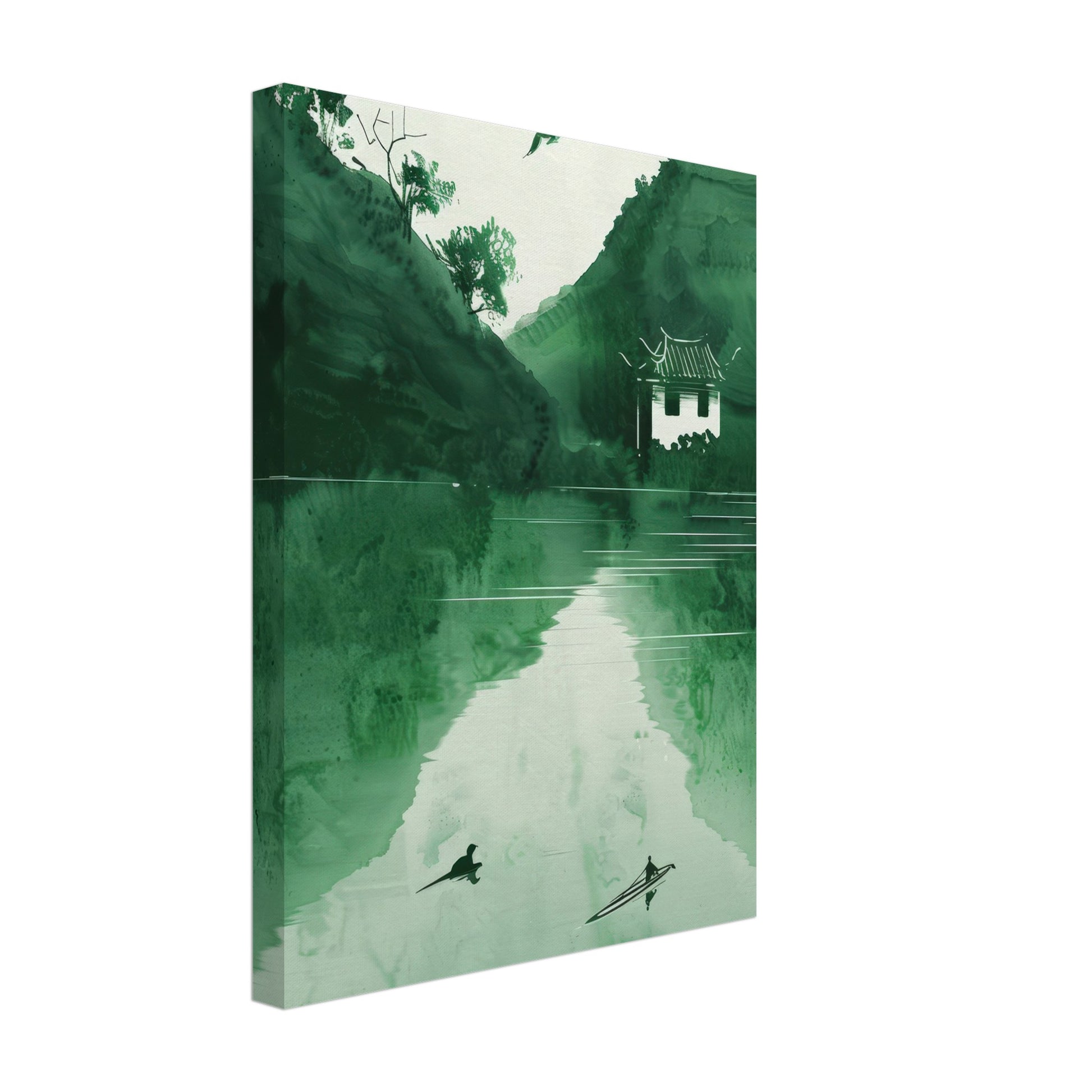 The green mirror - Canvas - Arthena