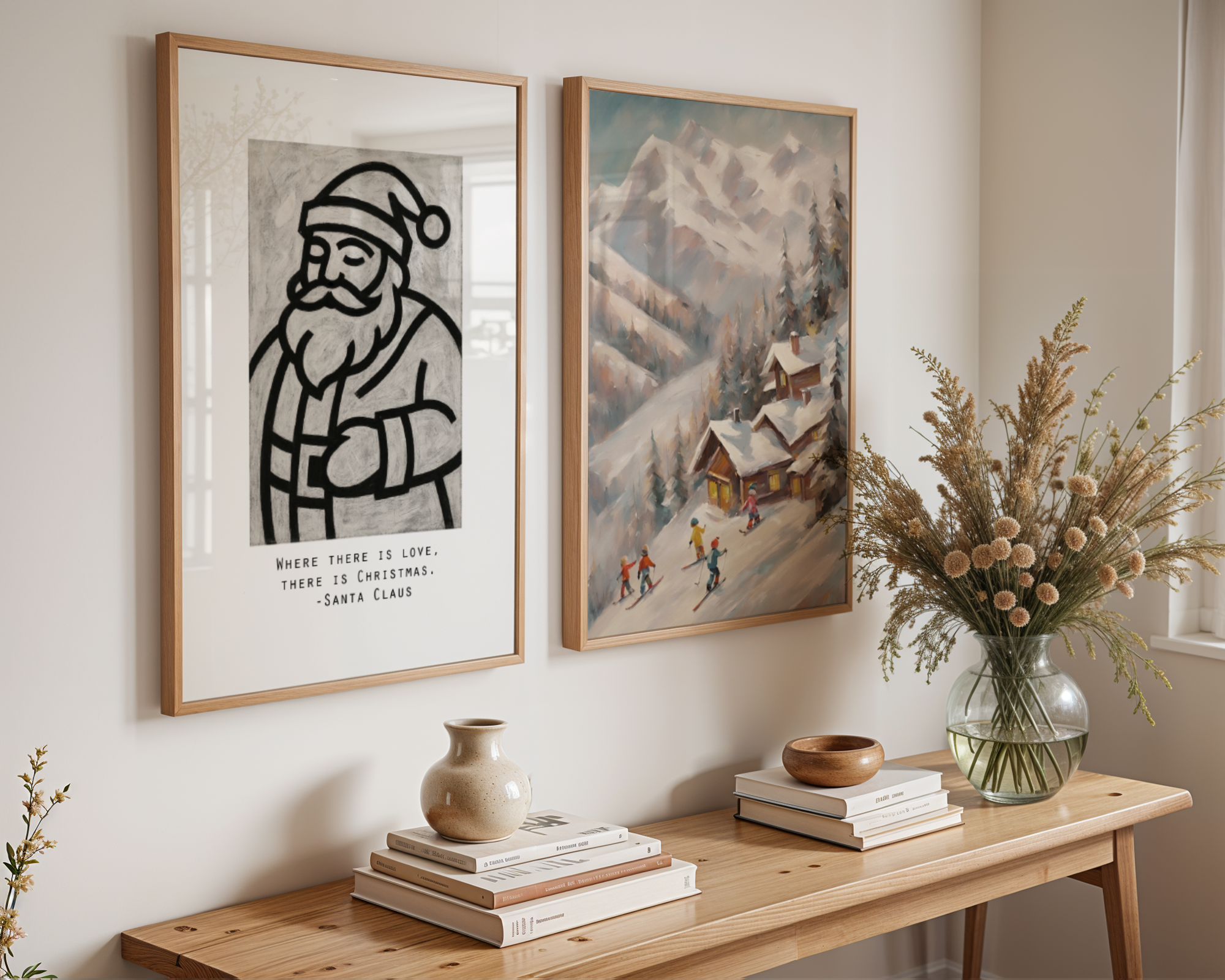 Where There Is Love There Is Christmas; Santa Claus - Poster