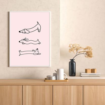 Happy Wienerdog - Poster - Arthena